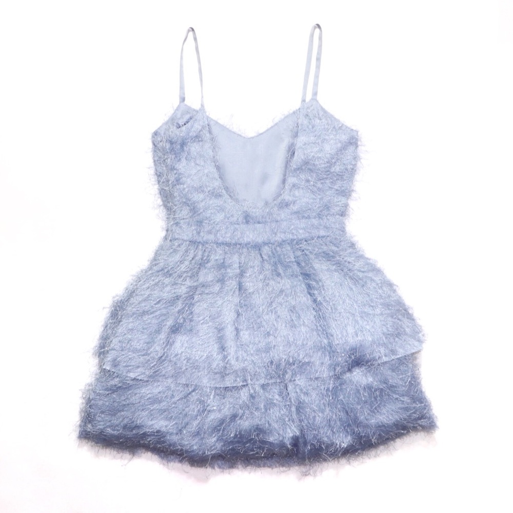 ❣️TOPSHOP Petite Fringe Mini Dress - Picture 5 of 8